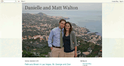 Desktop Screenshot of danielleandmattwalton.blogspot.com