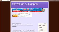 Desktop Screenshot of mentebiologica.blogspot.com