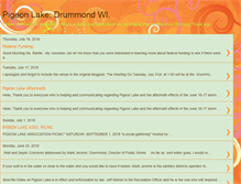 Tablet Screenshot of pigeonlakedrummond.blogspot.com