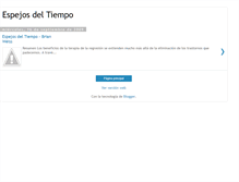 Tablet Screenshot of espejosdeltiempo.blogspot.com