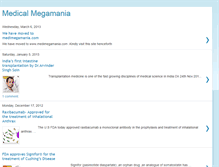 Tablet Screenshot of medimegamania.blogspot.com