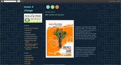 Desktop Screenshot of music4change.blogspot.com