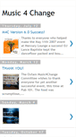 Mobile Screenshot of music4change.blogspot.com