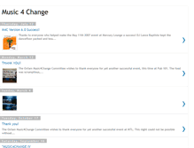Tablet Screenshot of music4change.blogspot.com