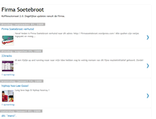 Tablet Screenshot of firmasoetebroot.blogspot.com