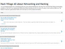 Tablet Screenshot of hack-village.blogspot.com