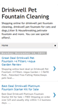 Mobile Screenshot of drinkwellpetfountaincleaning.blogspot.com
