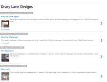 Tablet Screenshot of drurylanedesigns.blogspot.com