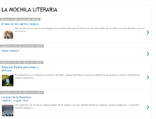 Tablet Screenshot of mochilaliteraria.blogspot.com