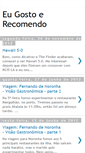 Mobile Screenshot of eugostoerecomendo.blogspot.com