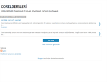 Tablet Screenshot of coreldersleri.blogspot.com