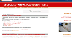 Desktop Screenshot of escolaestadualmauriciofreire.blogspot.com