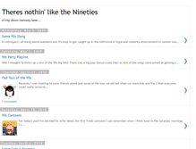 Tablet Screenshot of nineties-nostalgia.blogspot.com