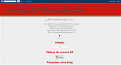 Desktop Screenshot of acessaspdescalvado.blogspot.com