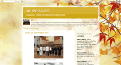 Desktop Screenshot of grupoagapebenevides.blogspot.com