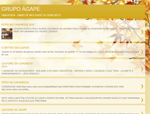 Tablet Screenshot of grupoagapebenevides.blogspot.com