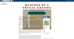 Desktop Screenshot of frugalgranma.blogspot.com