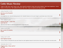 Tablet Screenshot of celticmusicreview.blogspot.com