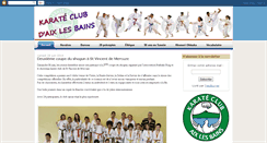 Desktop Screenshot of aixkarate.blogspot.com