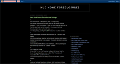 Desktop Screenshot of hudhomeforeclosures-88.blogspot.com