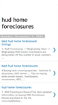 Mobile Screenshot of hudhomeforeclosures-88.blogspot.com