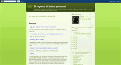 Desktop Screenshot of el-regreso-al-futuro-personal.blogspot.com