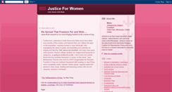 Desktop Screenshot of cw-justiceforwomen.blogspot.com