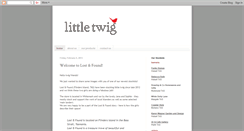 Desktop Screenshot of littletwigbits.blogspot.com