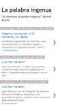 Mobile Screenshot of lapalabraingenua.blogspot.com