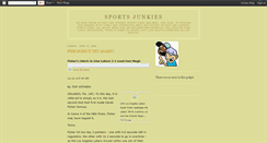 Desktop Screenshot of 4usportsjunkies.blogspot.com