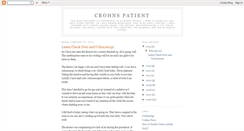 Desktop Screenshot of crohnspatient.blogspot.com