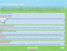 Tablet Screenshot of medioambienteypaz.blogspot.com