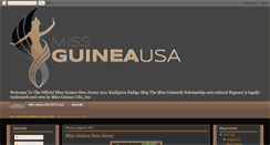 Desktop Screenshot of missguineenj.blogspot.com