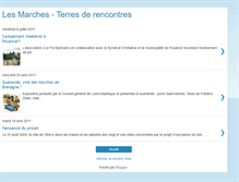 Tablet Screenshot of les-marches-terres-de-rencontres.blogspot.com