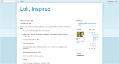 Desktop Screenshot of loliinspired.blogspot.com