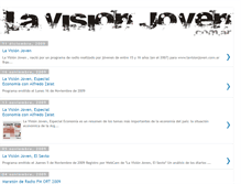 Tablet Screenshot of lavisionjoven.blogspot.com