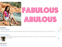 Tablet Screenshot of fabulous-abulous.blogspot.com