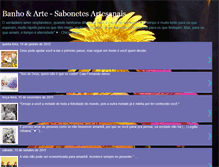 Tablet Screenshot of banhoarte-sabonetesartesanais.blogspot.com