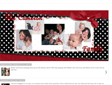 Tablet Screenshot of cameron-family.blogspot.com