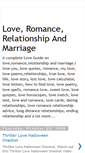 Mobile Screenshot of loveromancerelationshipmarriage.blogspot.com
