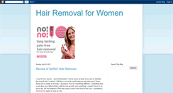 Desktop Screenshot of hairremovalforwomen.blogspot.com