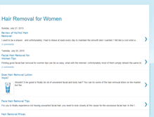 Tablet Screenshot of hairremovalforwomen.blogspot.com