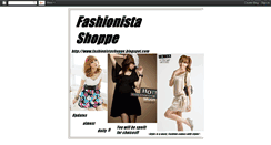 Desktop Screenshot of fashionistashoppe.blogspot.com