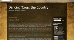 Desktop Screenshot of crosscountrydancing.blogspot.com