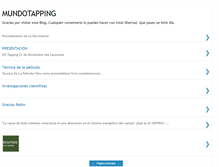 Tablet Screenshot of mundotapping.blogspot.com