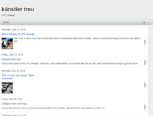 Tablet Screenshot of kunstlertreu.blogspot.com