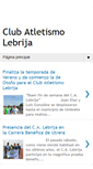 Mobile Screenshot of clubatletismolebrija.blogspot.com