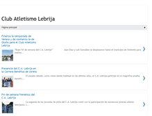 Tablet Screenshot of clubatletismolebrija.blogspot.com