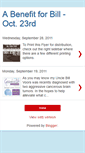 Mobile Screenshot of billsbenefit2011.blogspot.com