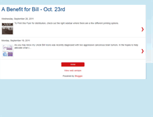 Tablet Screenshot of billsbenefit2011.blogspot.com